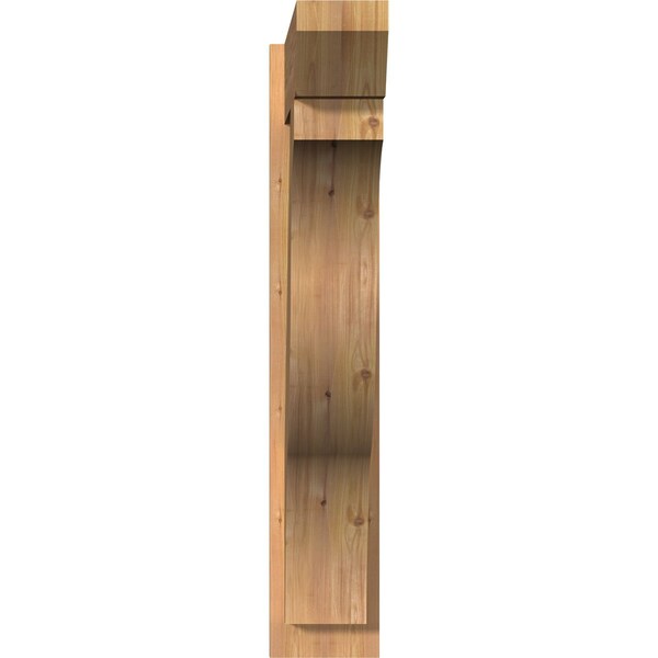 Funston Slat Smooth Outlooker, Western Red Cedar, 7 1/2W X 34D X 42H